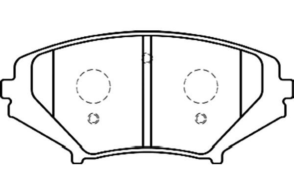 KAVO PARTS Jarrupala, levyjarru BP-4558